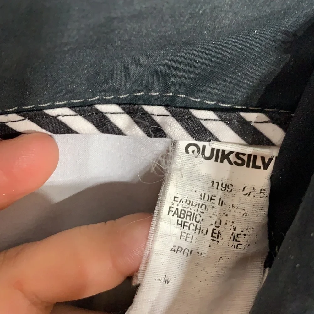 Quicksilver taupe men’s swim board short trunks 32
